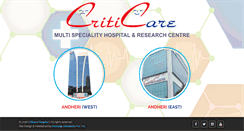 Desktop Screenshot of criticarehospital.in